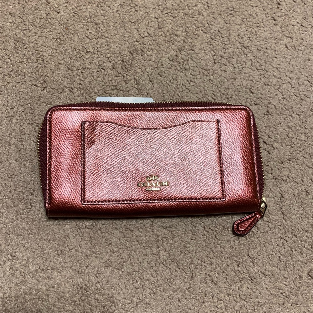 Metallic Coach Wallet